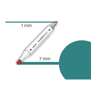 MARKER SKETCH DELI 53 TIRKIZNO ZELENA 70801A-53