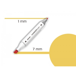 MARKER SKETCH DELI PASTELNO ŽUTA 