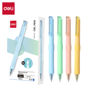 ROLER GEL DELI PASTEL PLAVI 0,5 mastilo suši za 1sek + tihi klik mehanizam EG265