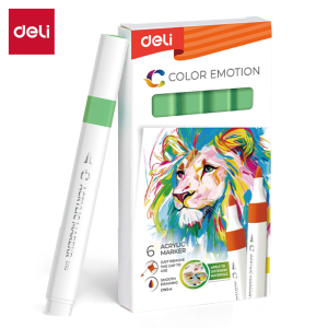 AKRILNI MARKER DELI JARKO ZELENI COLOR EMOTION EC193A-Bright Green