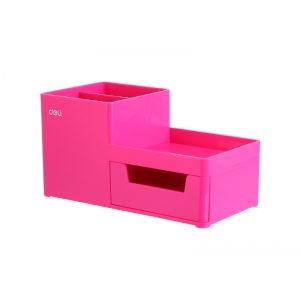 STONI ORGANIZER OD ABS PLASTIKE, 1 FIOKA, 3 ODELJKA - PINK